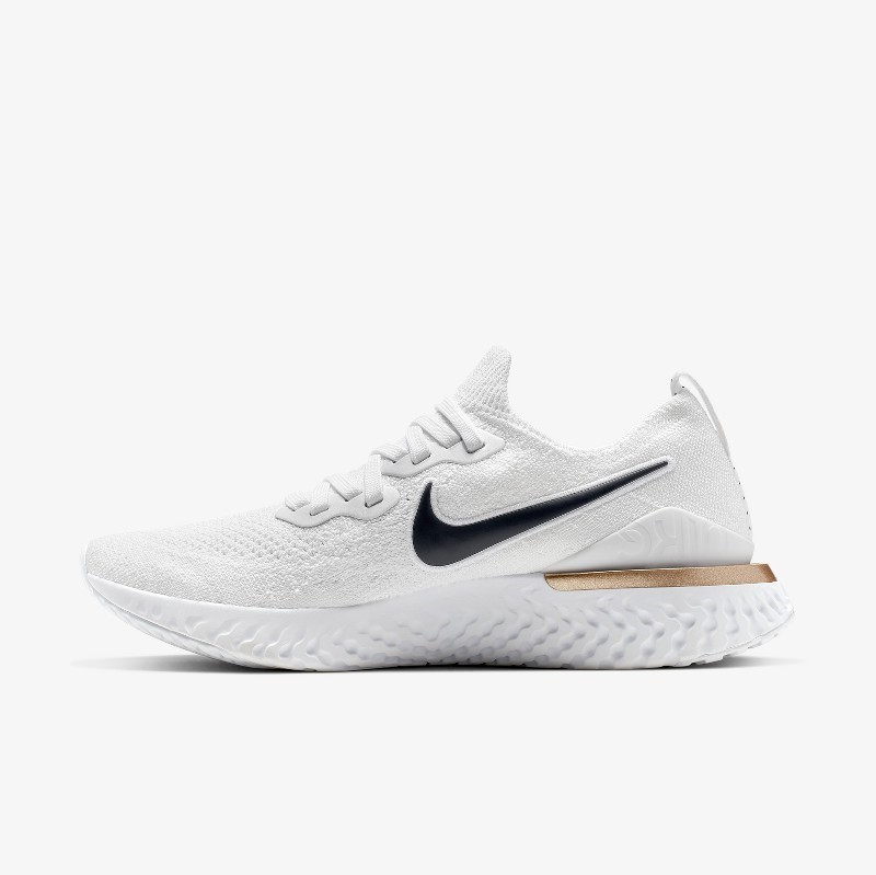 Nike epic outlet react white gold